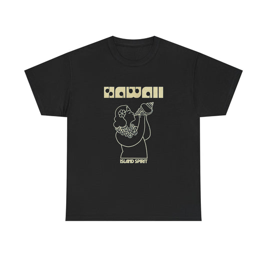 Hawaii Island Spirit Graphic T Shirt Heavy Cotton Tee