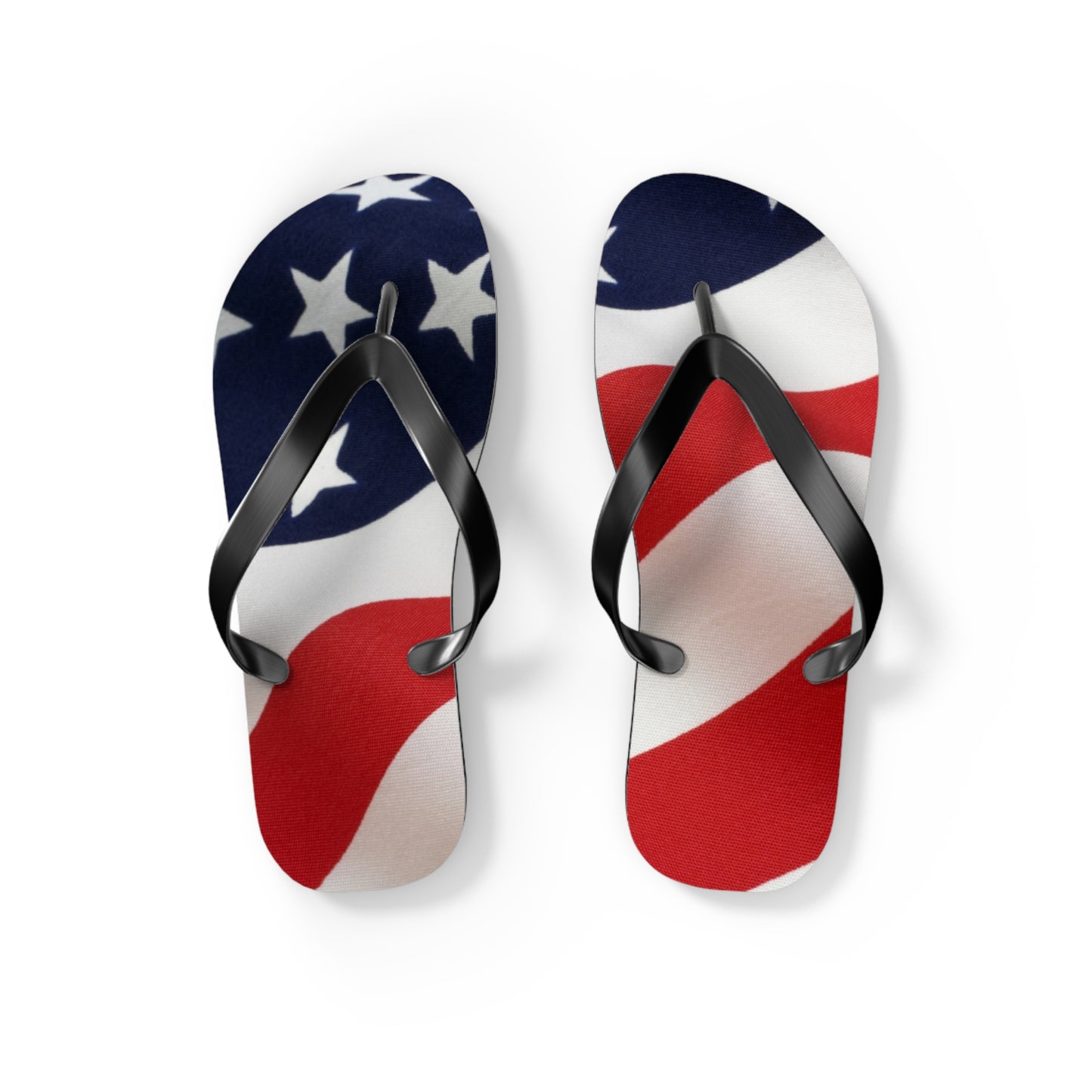 American Flag Beach Sandals, Slides for Summer, Flip Flops, Water Resistant