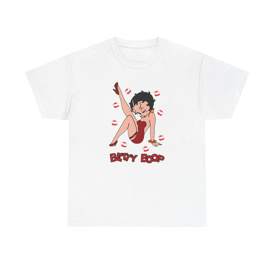 Betty Boop Graphic T Shirt Vintage Retro Art Unisex Heavy Cotton Tee