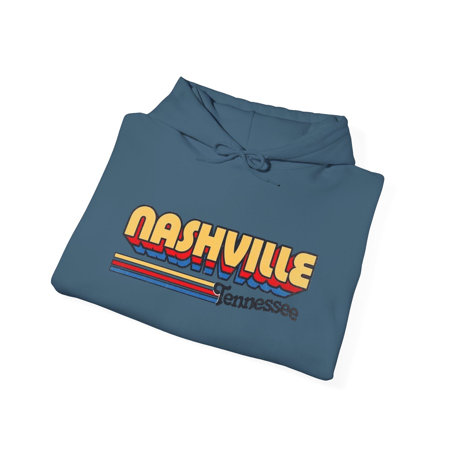 Nashville Tennessee Graphic Hoodie Unisex Heavy Blend™ Hooded Sweatshirt
