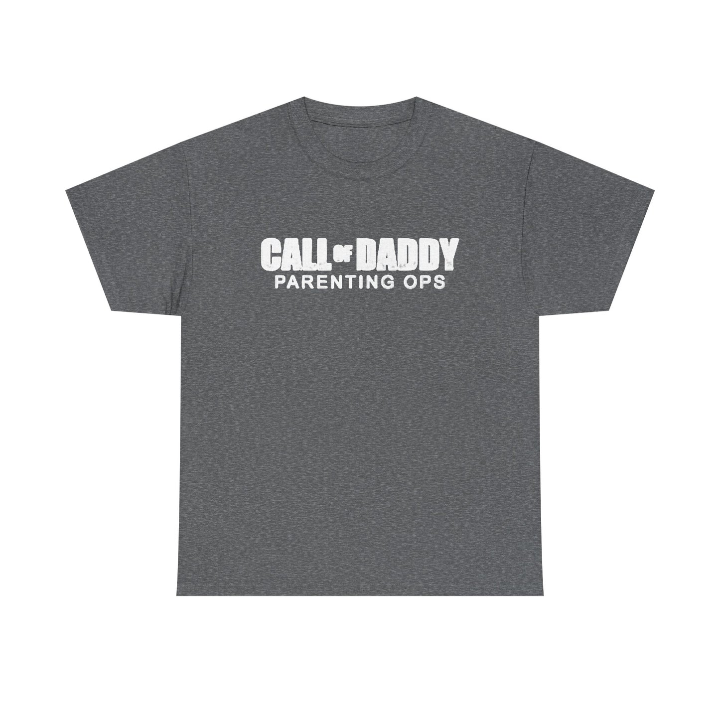 Call Of Daddy Parenting Ops Funny Shirt Gamer Dad Jokes Unisex Heavy Cotton Tee