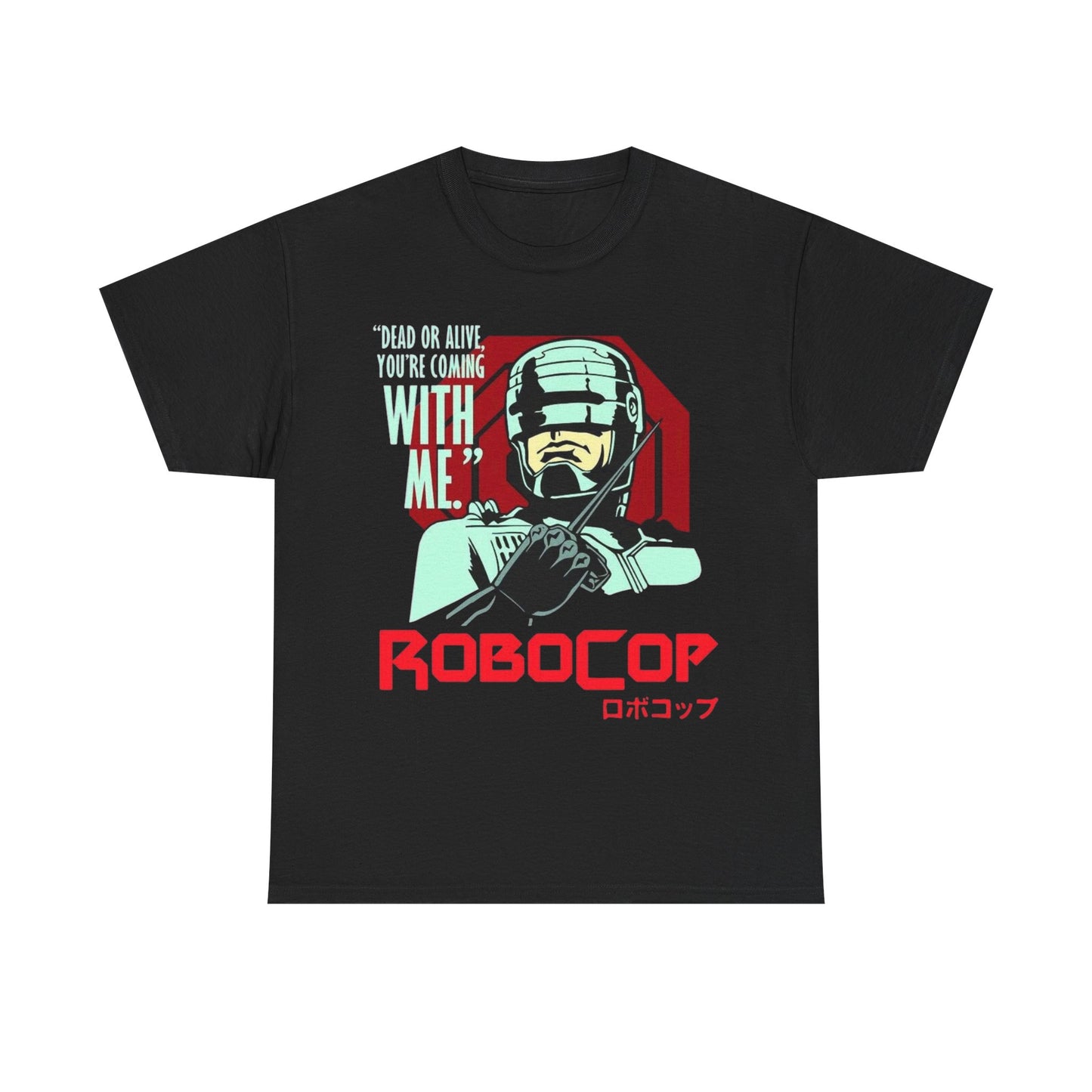 Robocop Vintage T Shirt Graphic Men's Heavy Cotton Tee