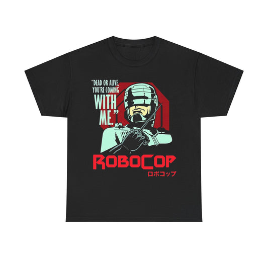 Robocop Vintage T Shirt Graphic Men's Heavy Cotton Tee