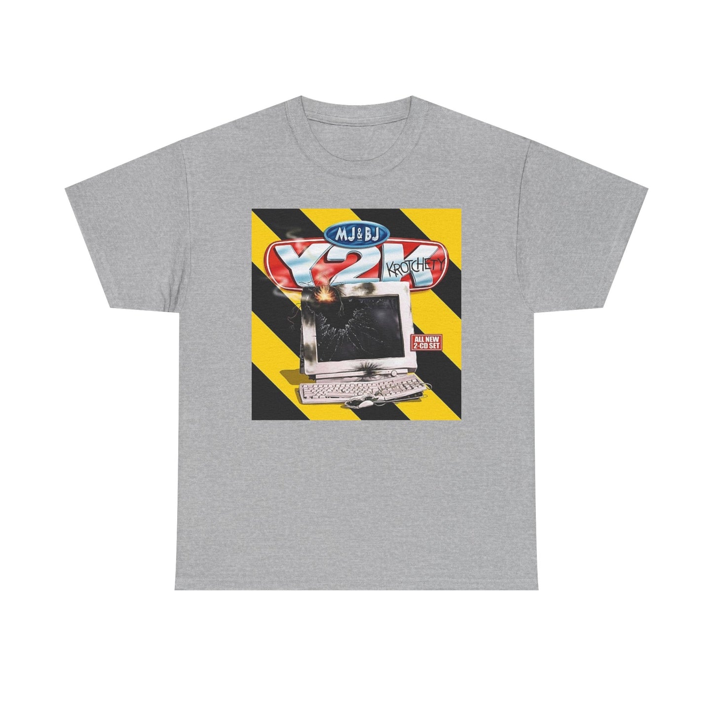 Y2k Graphic T Shirt Vintage 90s Funny Retro Unisex Heavy Cotton Tee
