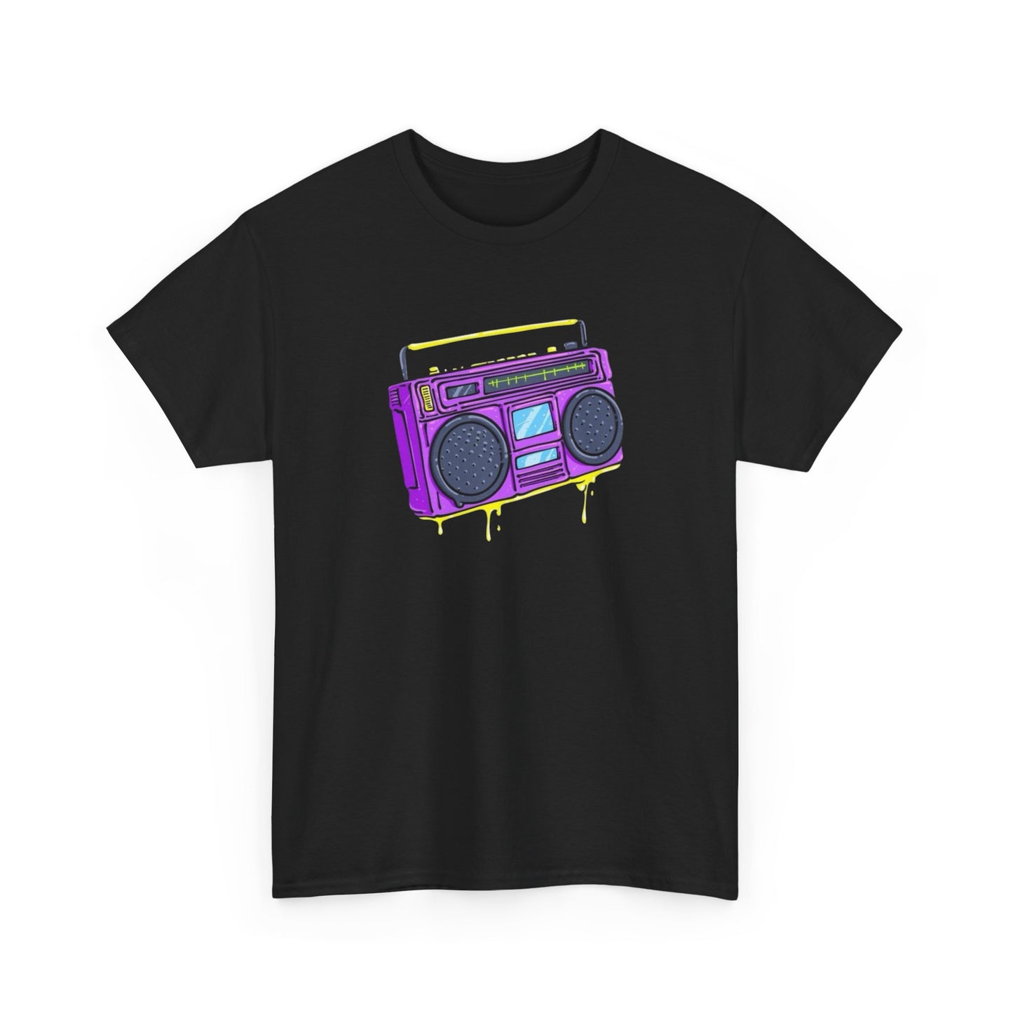 90s Boom box Radio Graphic T Shirt S-5XL NEW Unisex Heavy Cotton Tee