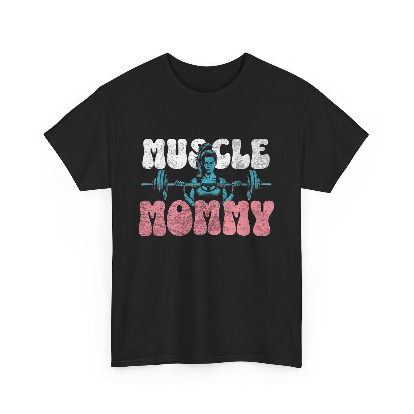 Muscle Mommy GYM Graphic T Shirt Heavy Cotton Tee NEW ADULT UNISEX