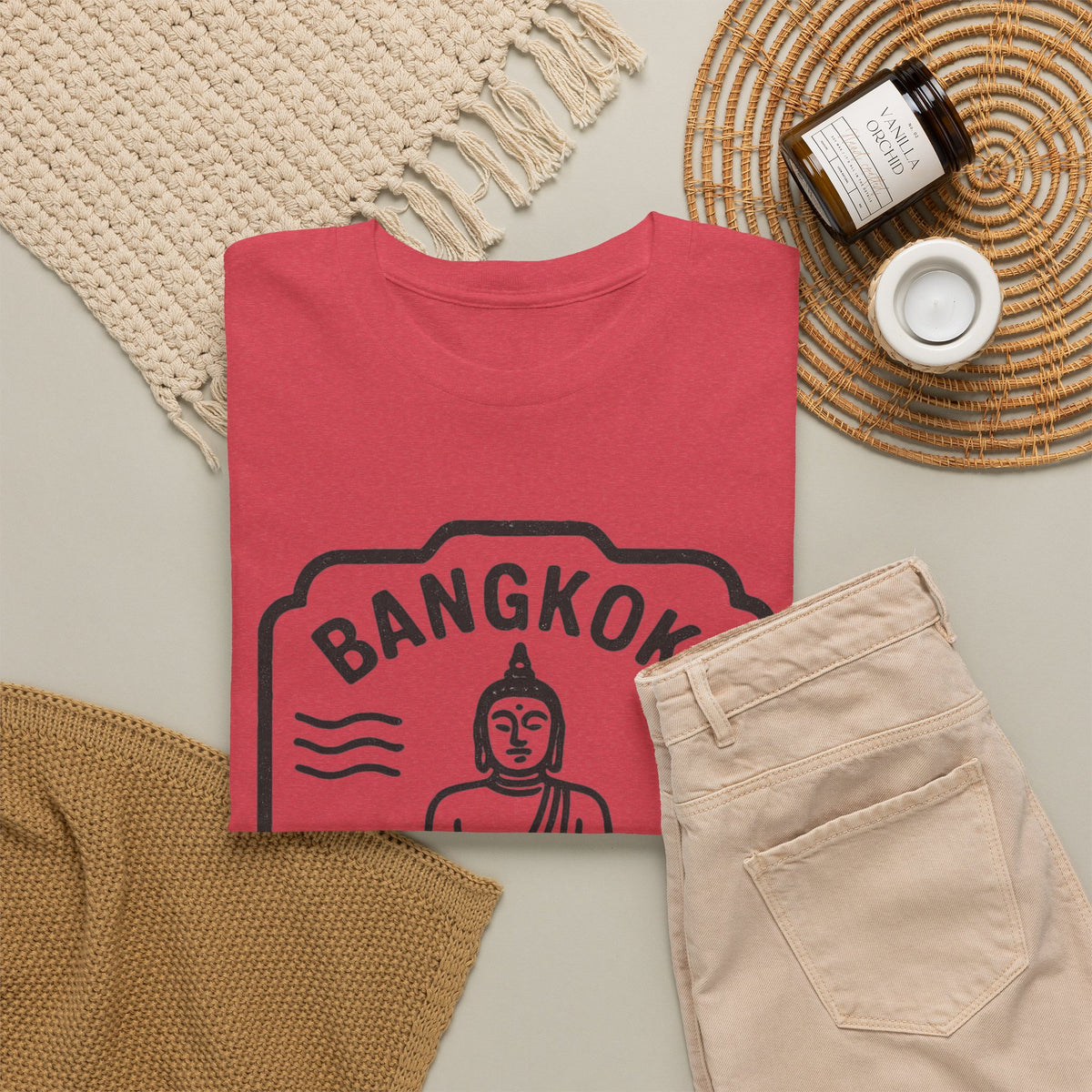 Bangkok Thailand Buddha Graphic T-Shirt Men's Graphic Tee