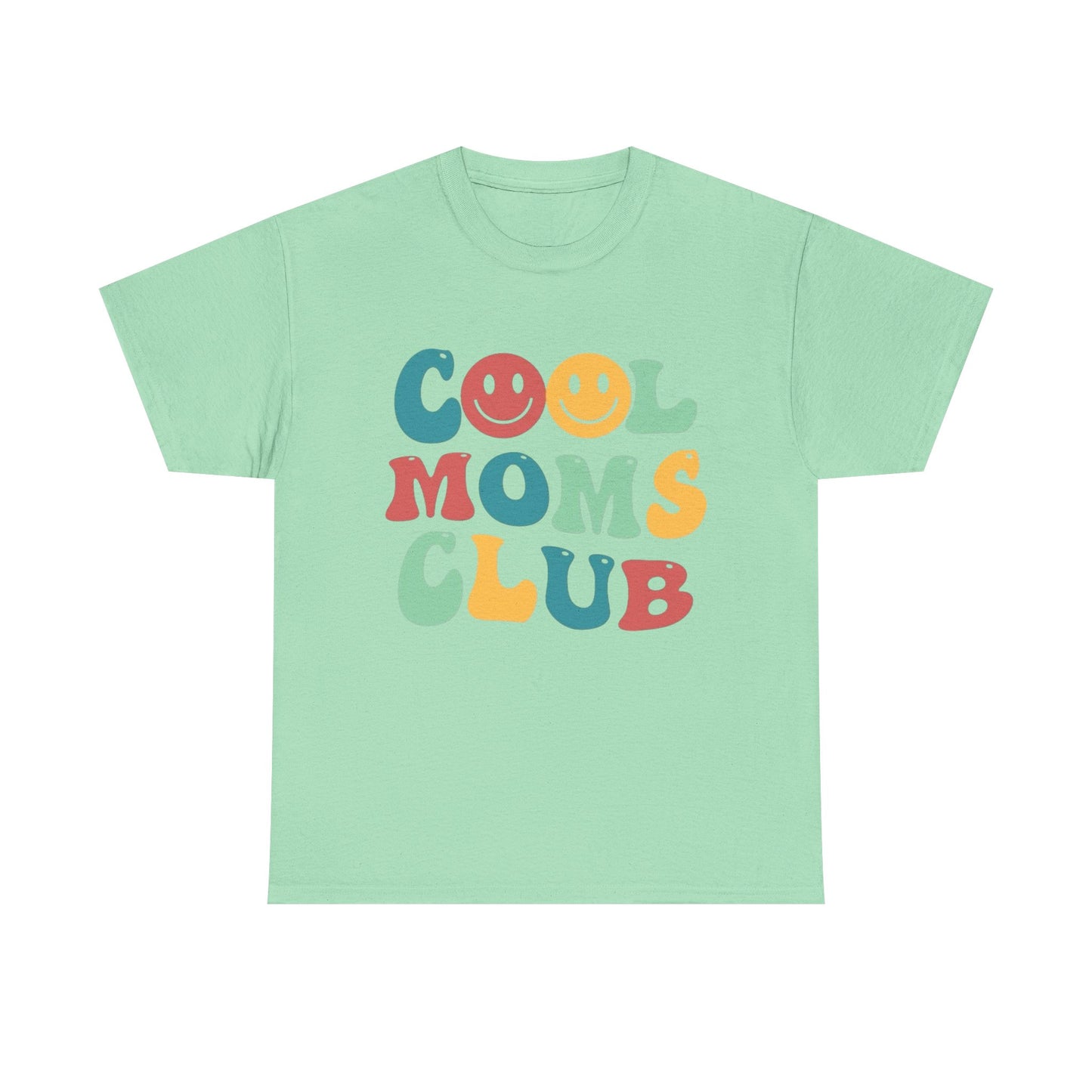Cool Moms Club Women's Graphic T Shirt NEW MULTIPLE COLORS Gift Retro Design 90s