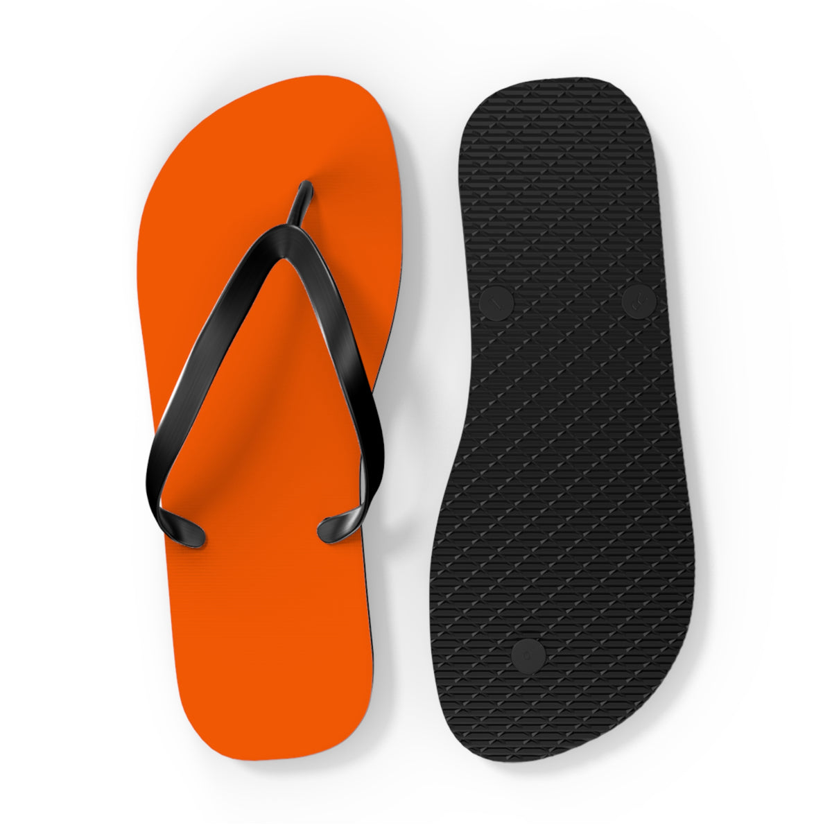 Bright Orange Flip Flops, Sandals Slides, Summer Footwear, Brand New