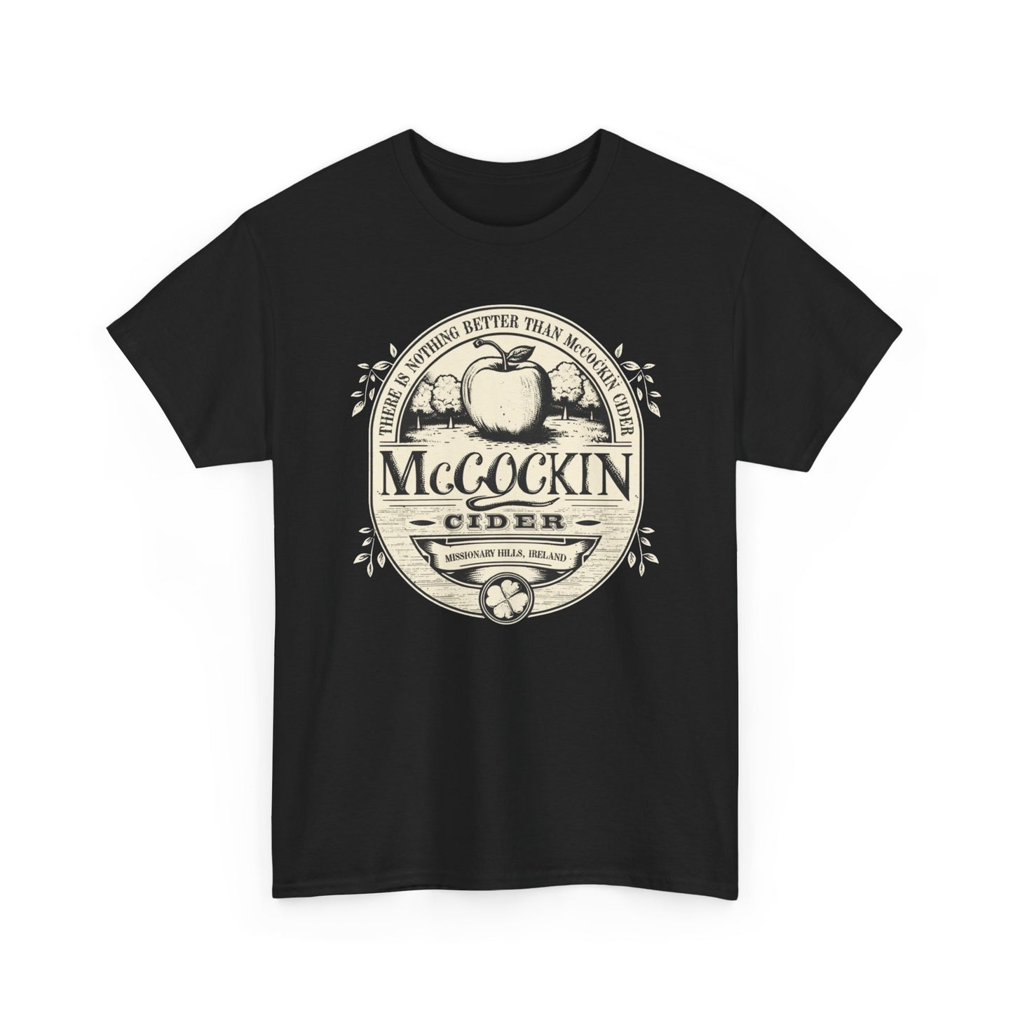 McCockin Cider Funny Sex Jokes Puns Graphic T Shirt Unisex Heavy Cotton Tee