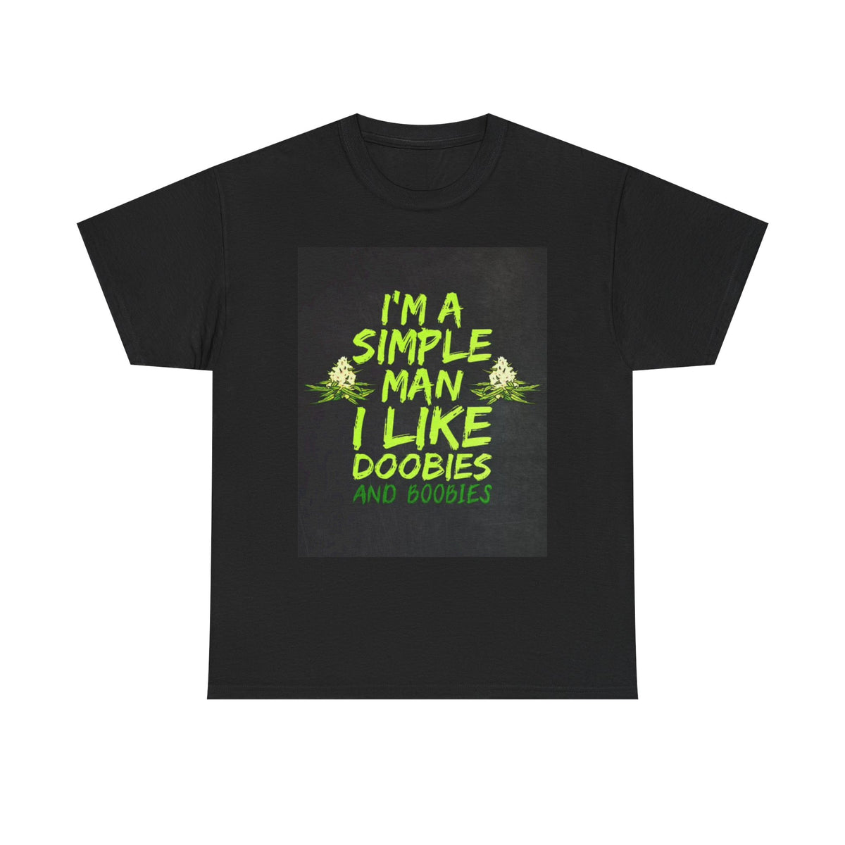 Doobies and Boobies Tshirt Funny Weed Perfect gift Unisex Heavy Cotton Tee