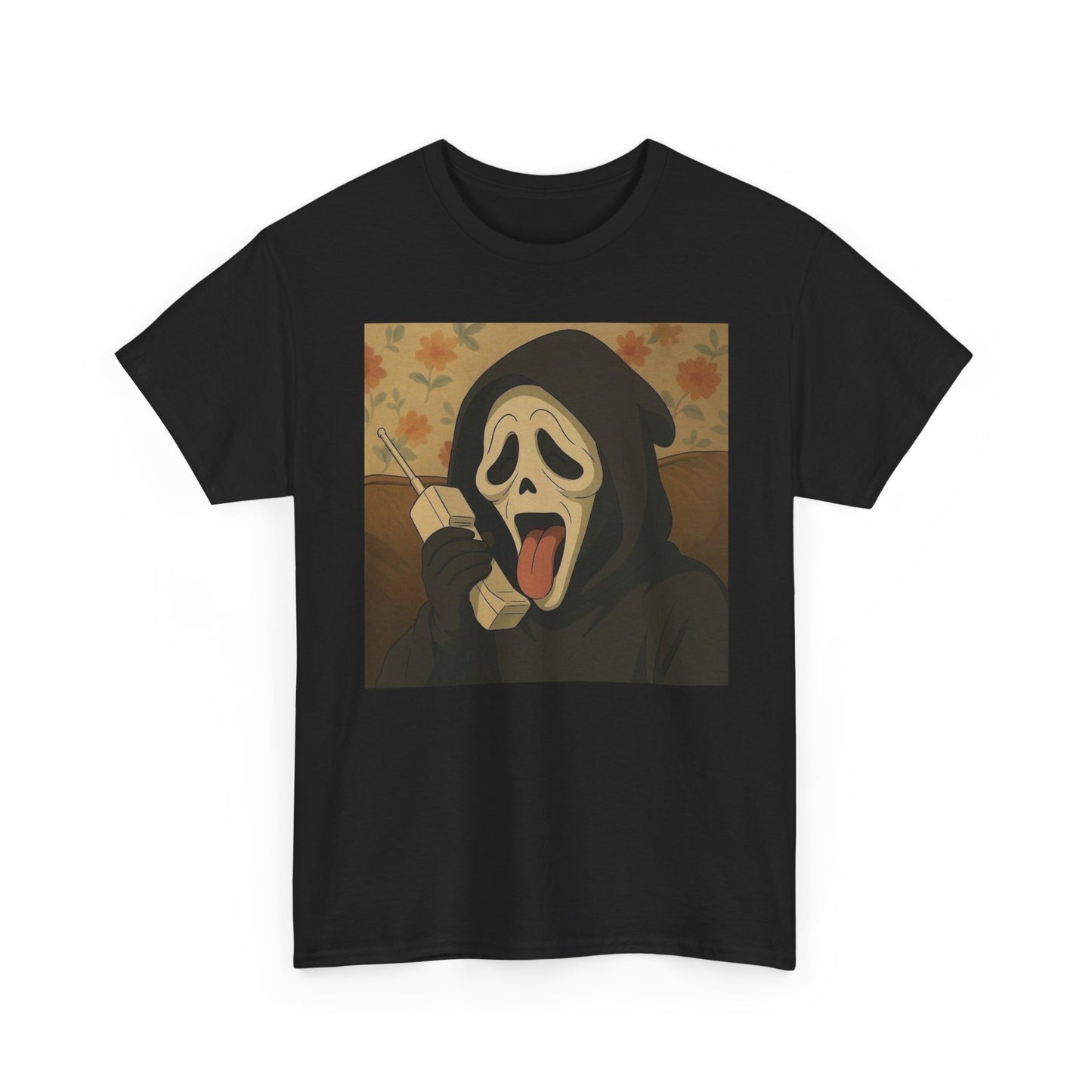 Funny Scream Cartoon Graphic T-Shirt Comfy Cotton Tee Brand NEW