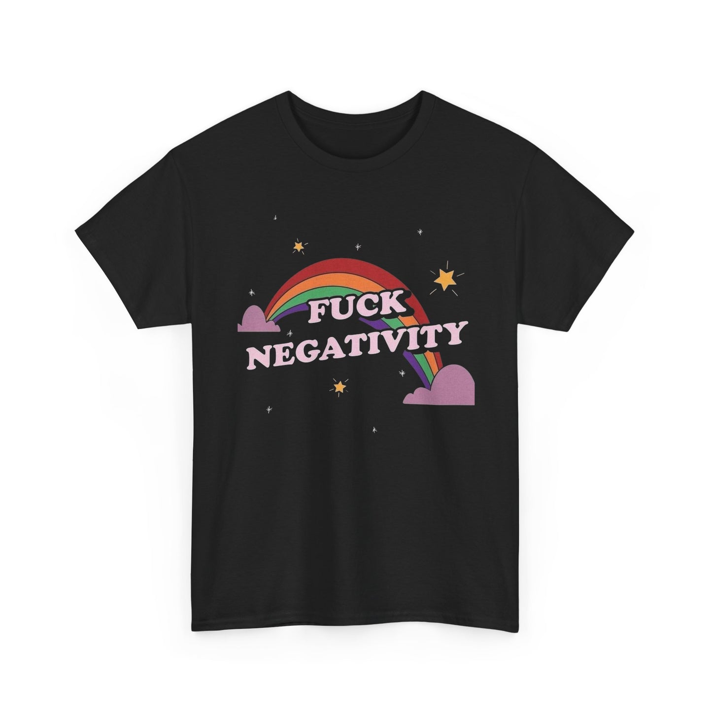 No Negativity Graphic T Shirt Unisex Cotton Tee - New Gift - Tee