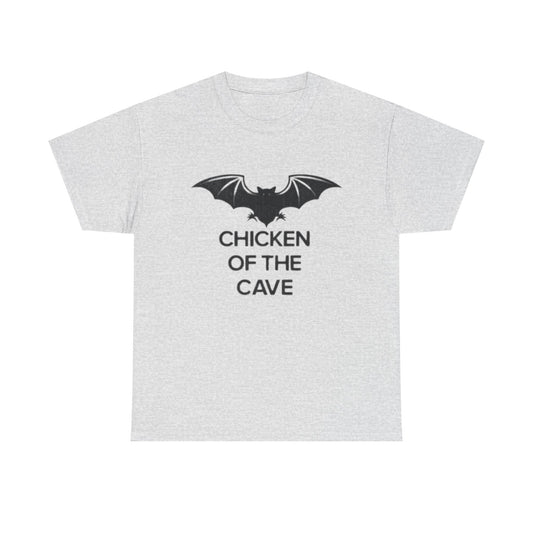 Chicken Of The Cave Anchorman Funny Graphic T Shirt Unisex Heavy Cotton Tee
