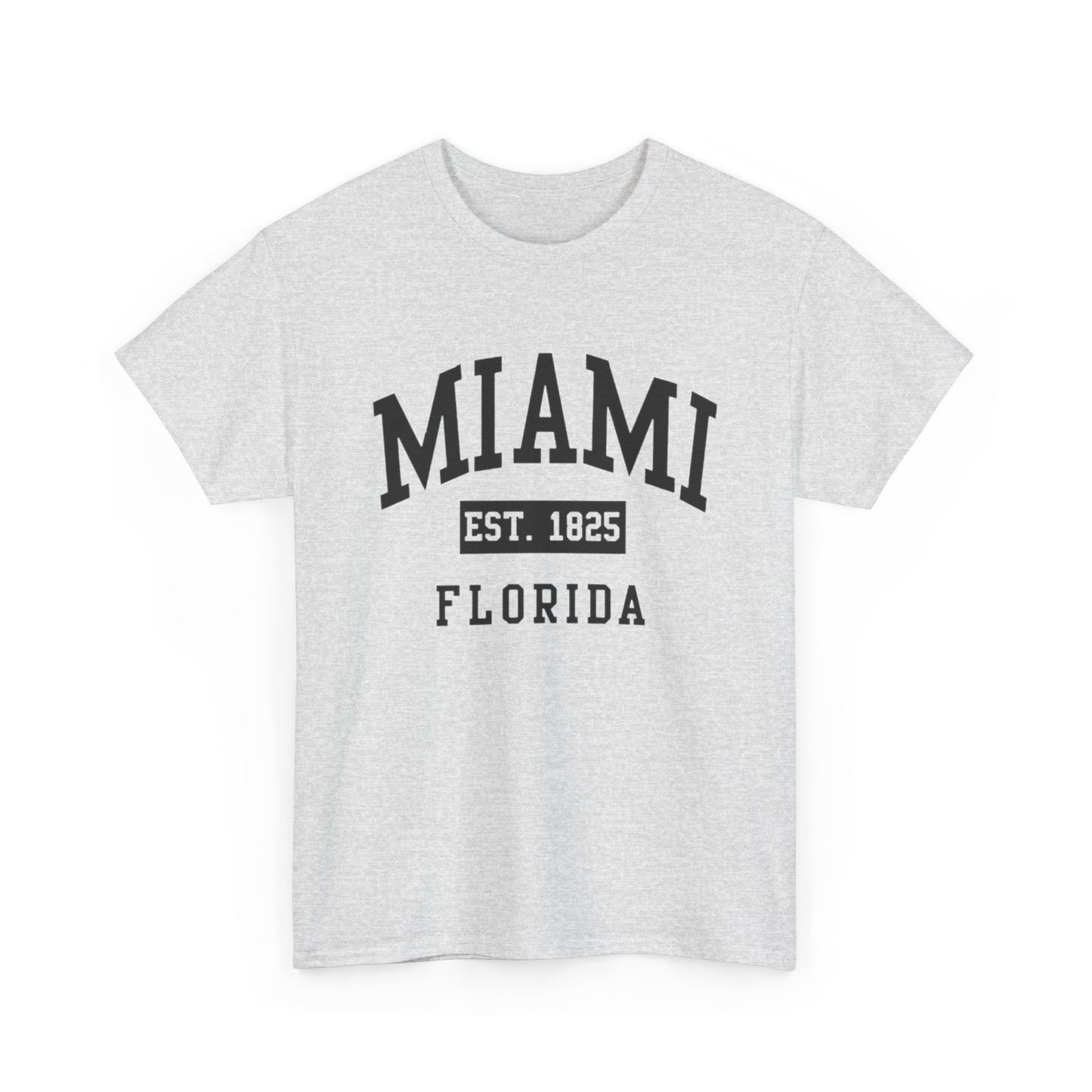 Miami Vintage Graphic T Shirt NEW Unisex Heavy Cotton Tee