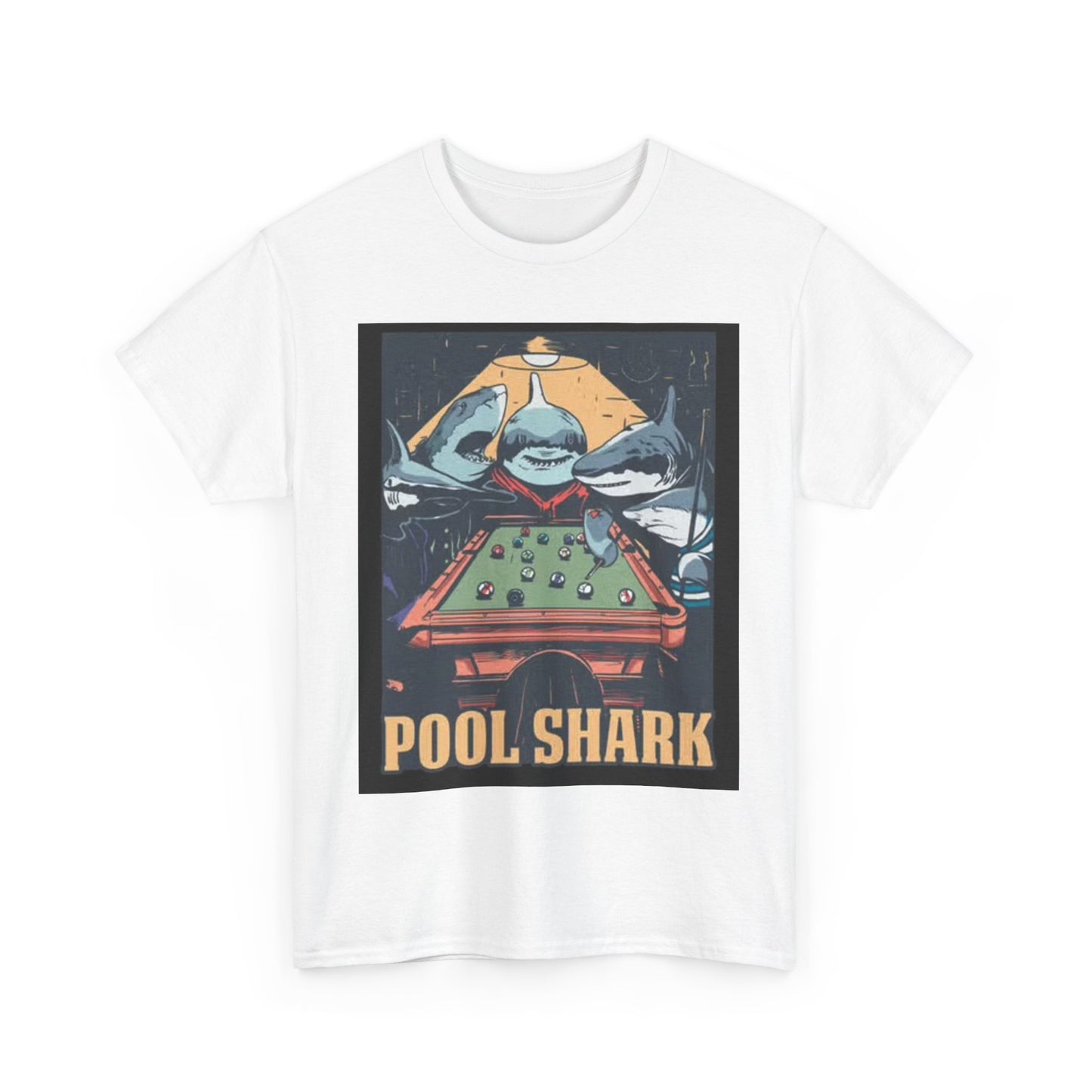 Pool Shark T Shirt Retro Funny Graphic T Vintage Pool Hall Rogan Unisex