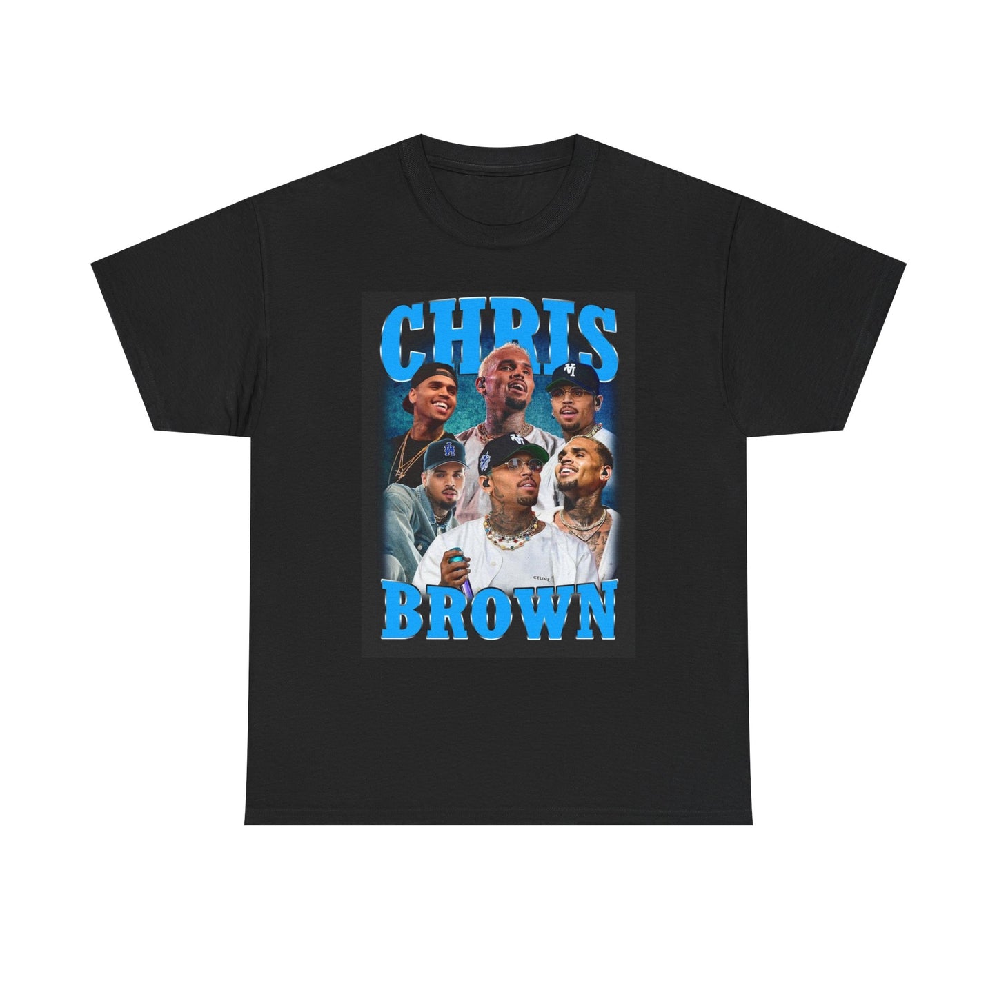 Chris Brown Graphic T Shirt Street Wear Apparel Unisex Heavy Cotton Tee