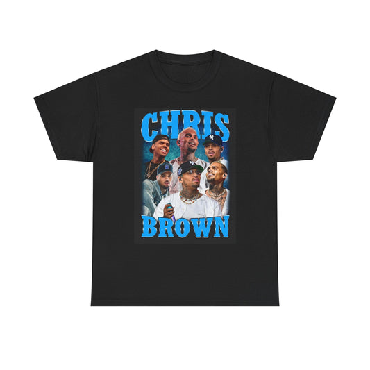 Chris Brown Graphic T Shirt Street Wear Apparel Unisex Heavy Cotton Tee