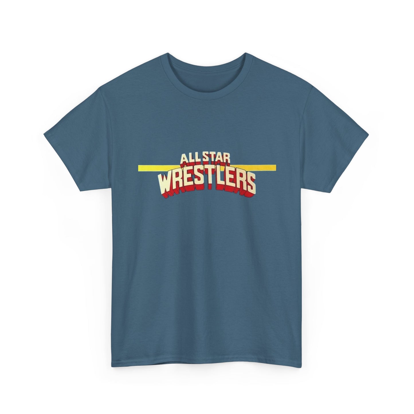 All Star Wrestlers Vintage Graphic T-Shirt Unisex Heavy Cotton Tee Gift NEW