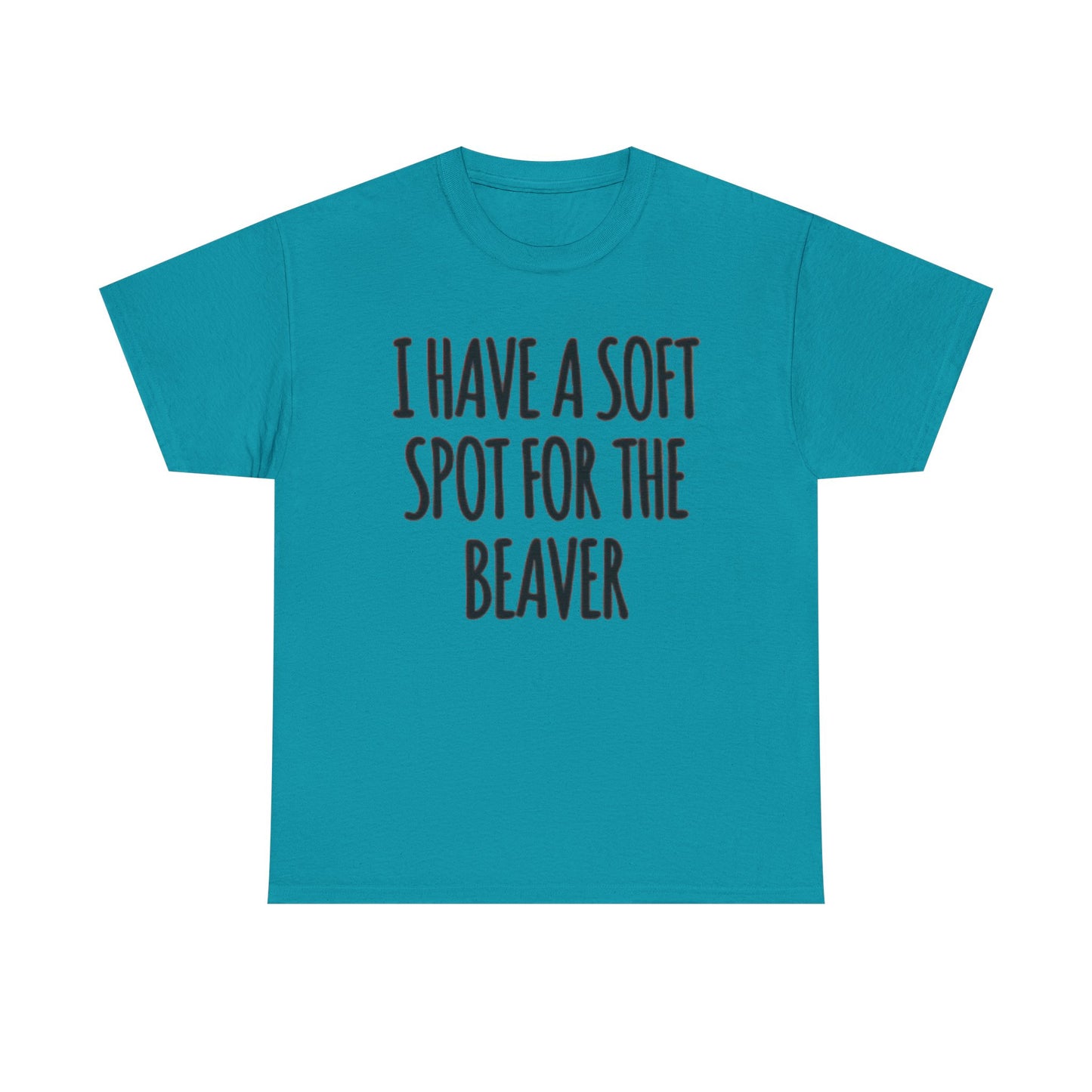 Soft Spot For The Beaver T Shirt Funny Sex Graphic Jokes Unisex Heavy Cotton Tee