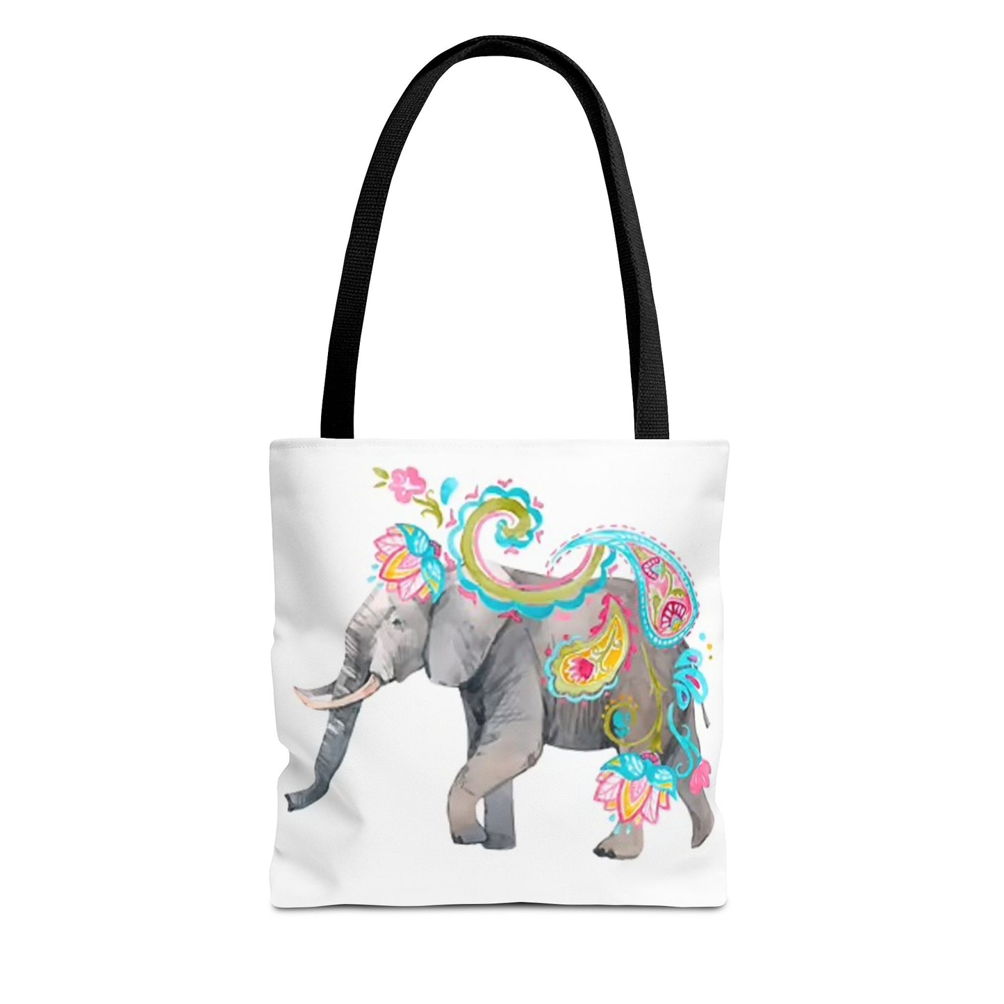 Elephant Multi Color BRAND NEW MODERN Tote Bag (AOP)