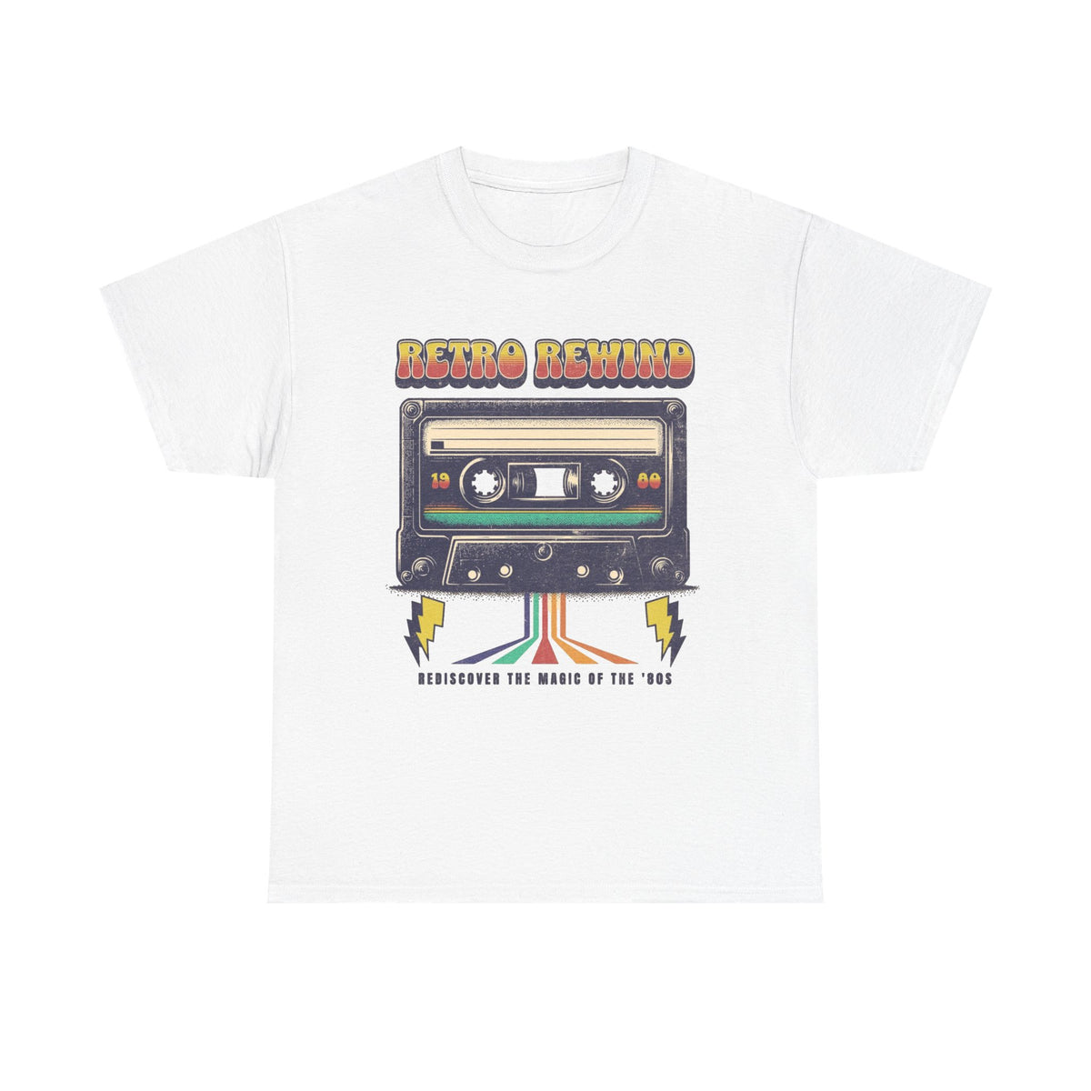 Retro Rewind Graphic T Shirt Men's  Heavy Cotton Tee