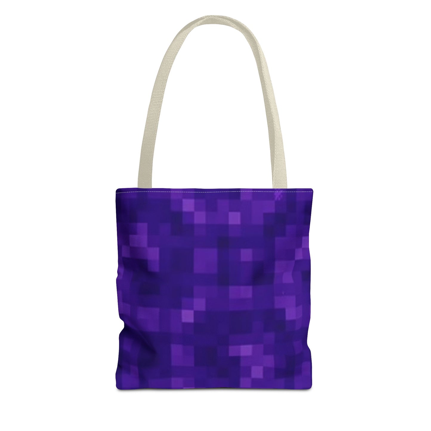90s Pixelated Purple Multi Color BRAND NEW MODERN Tote Bag (AOP)