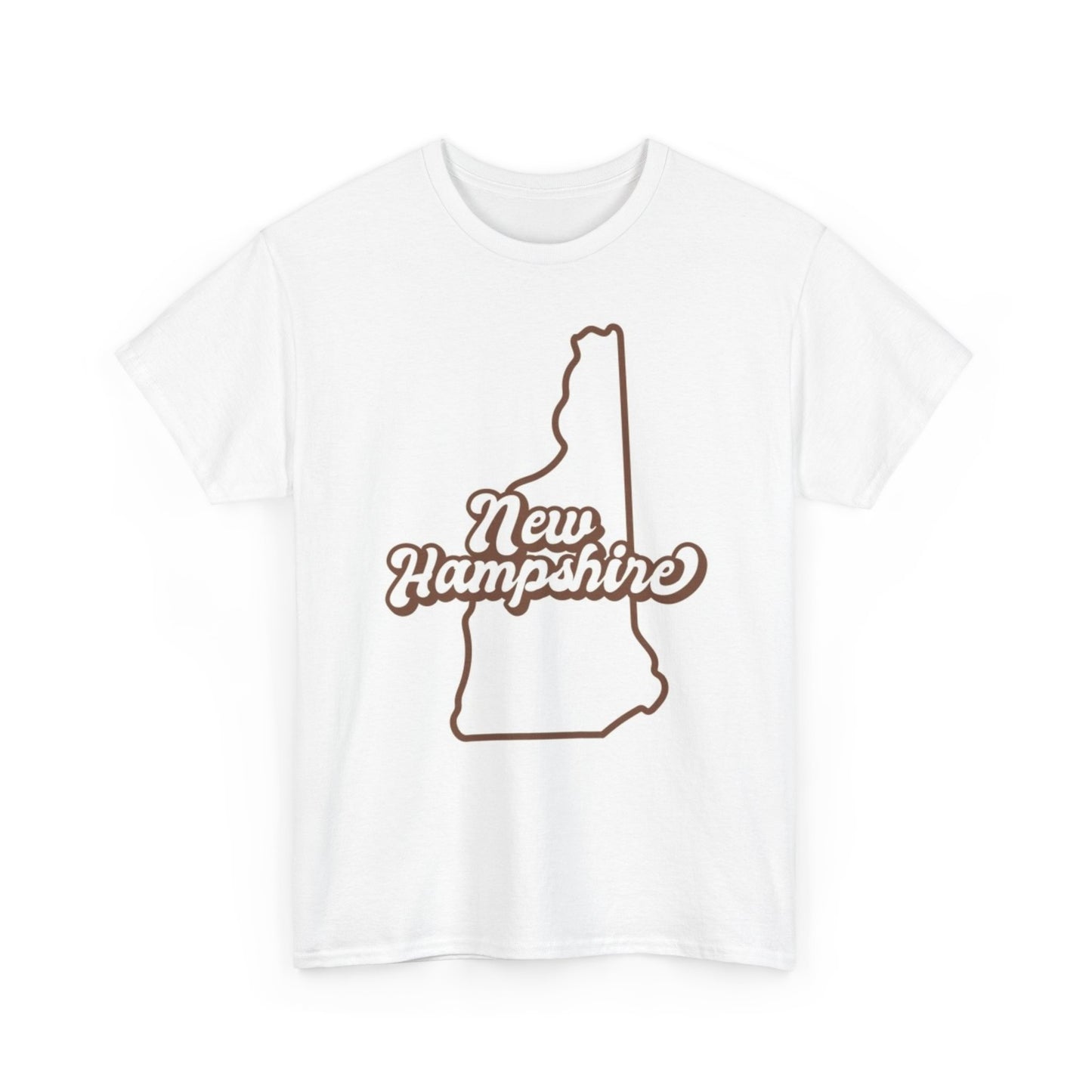 New Hampshire State Logo BRAND NEW Apparel T Shirt Unisex Unisex Heavy Cotton
