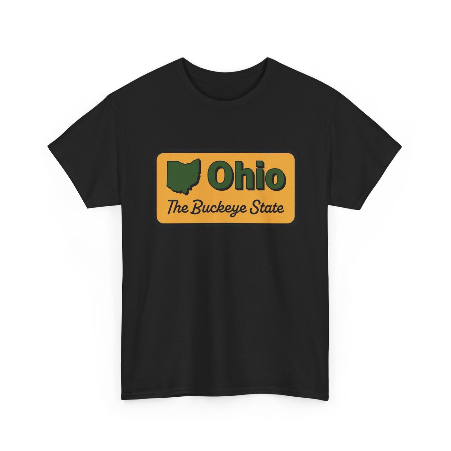 Ohio The Buckeye State Graphic T Shirt ADULT NEW Unisex Heavy Cotton Tee