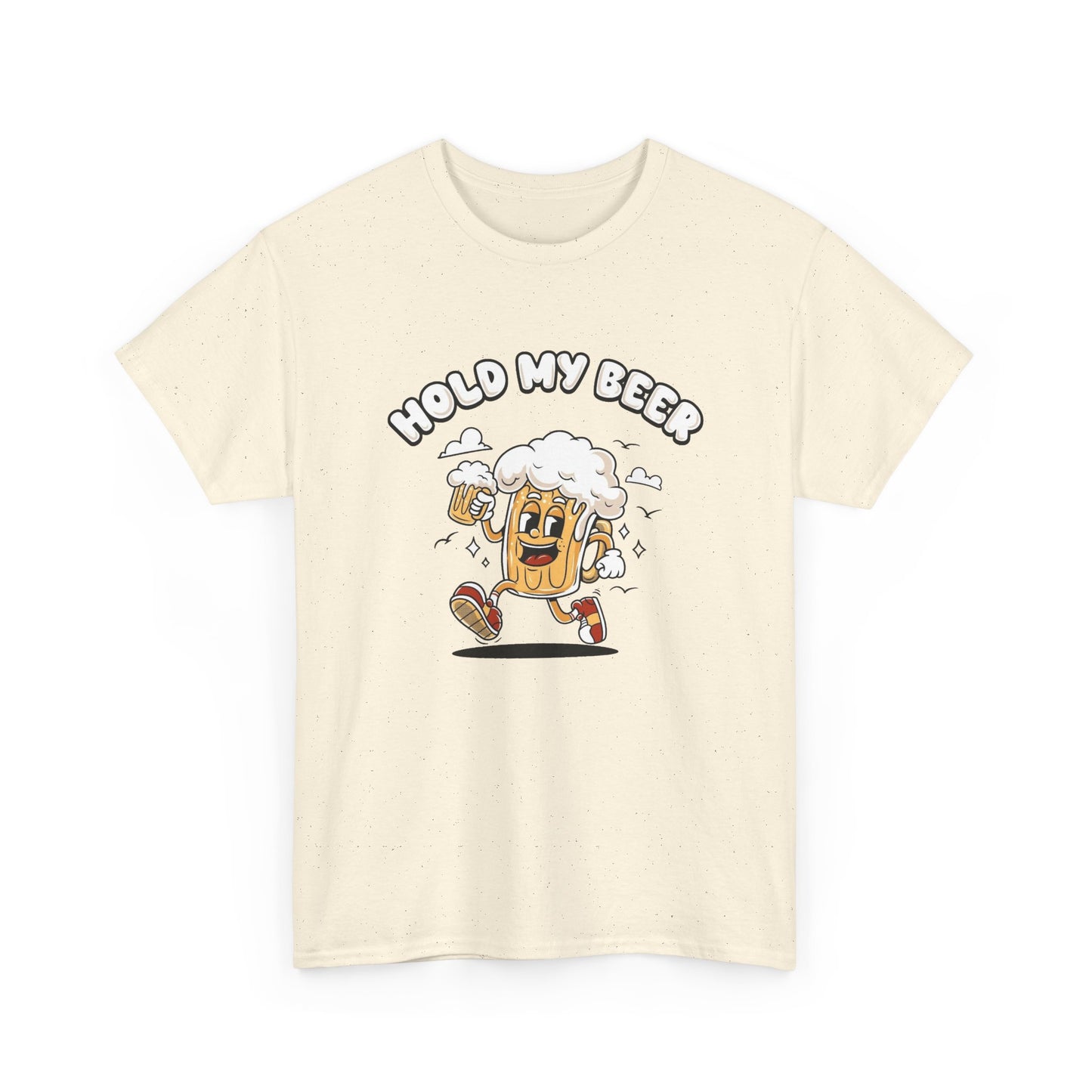 Hold My Beer Funny Graphic T Shirt NEW Vintage Unisex Heavy Cotton Tee