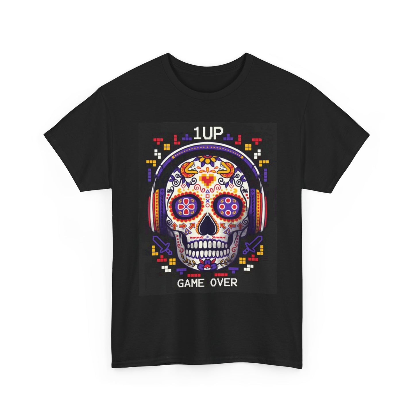 Day Of The Dead Graphic T Shirt Retro Art Mexico Vintage Unisex Heavy Cotton 9