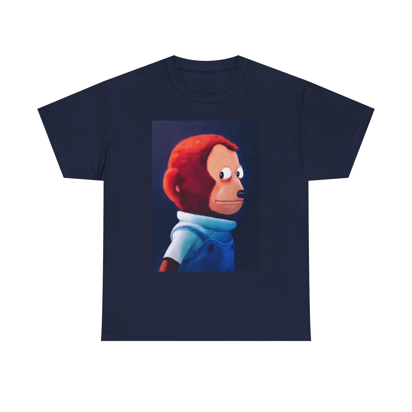 Funny Side Eye Jokes T Shirt MEME Comedy Cartoon Painting Unisex Heavy Cotton