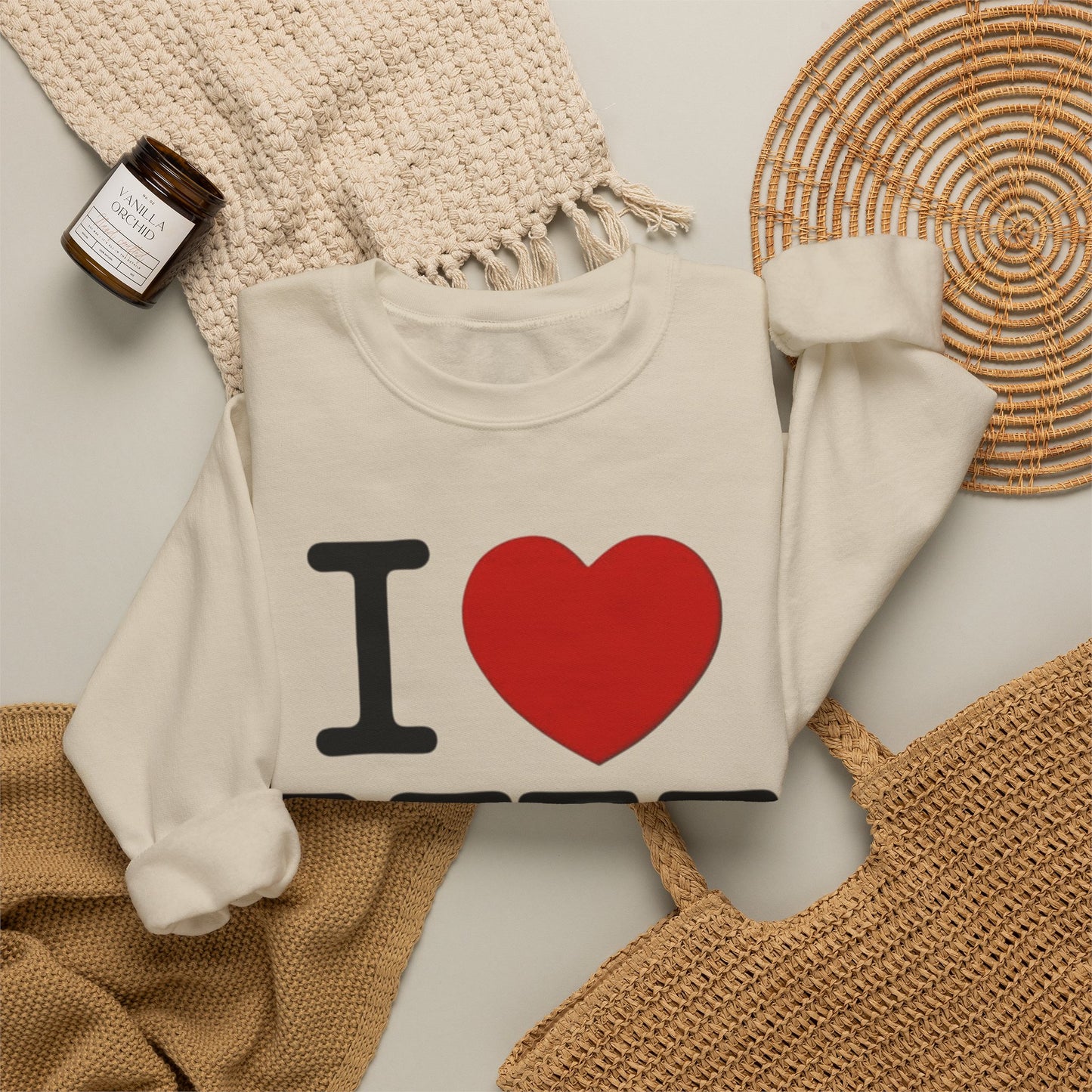 I Love New York Sweater NEW Unisex Heavy Blend™ Crewneck Sweatshirt