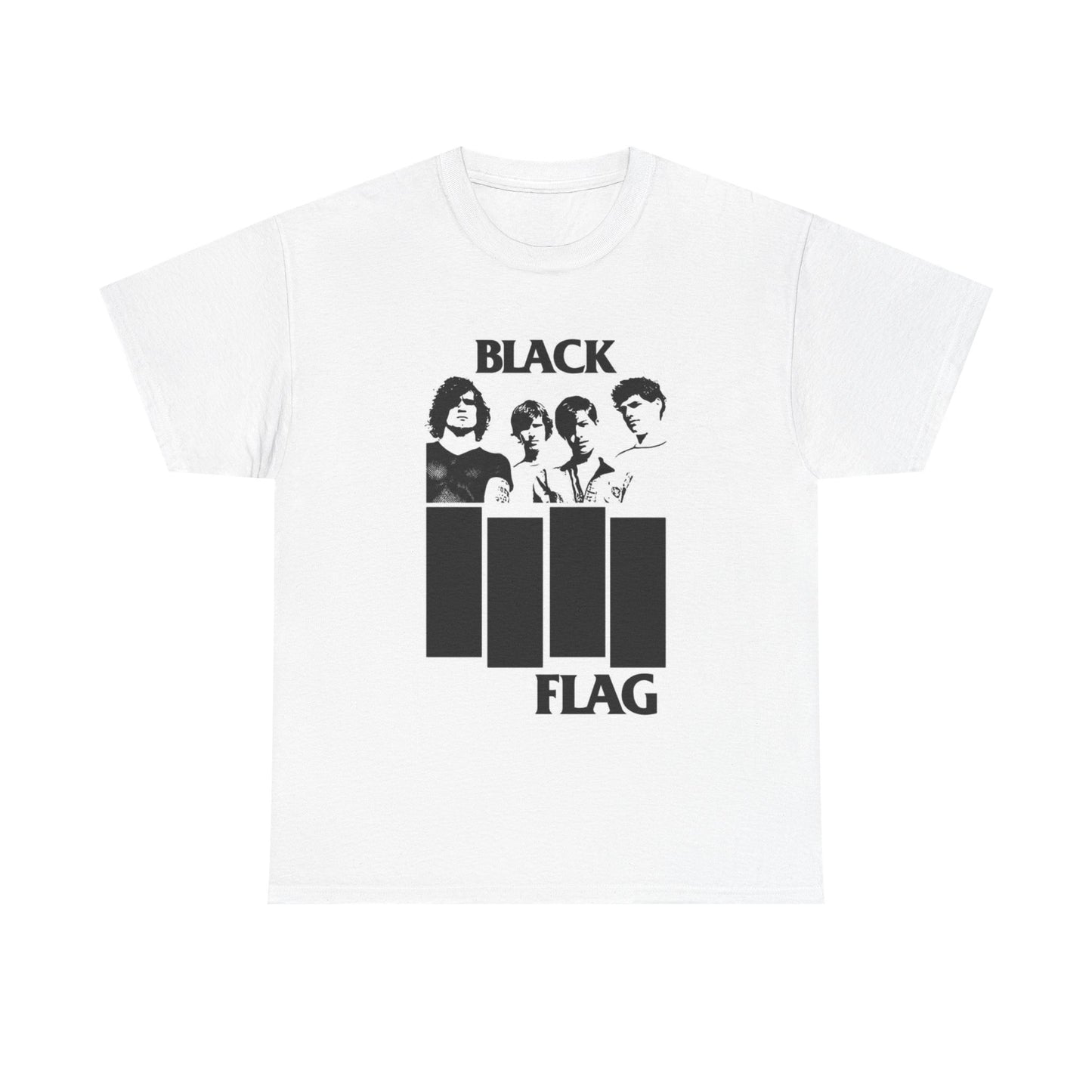 Black Flag Tshirt Vintage Punk band rock retro New York Unisex Heavy Cotton Tee