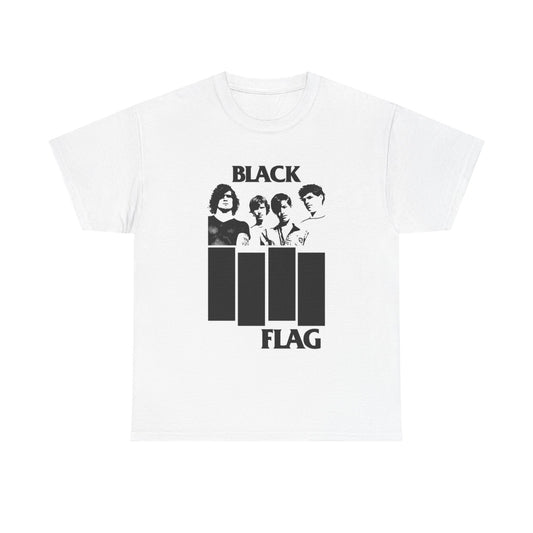 Black Flag Tshirt Vintage Punk band rock retro New York Unisex Heavy Cotton Tee