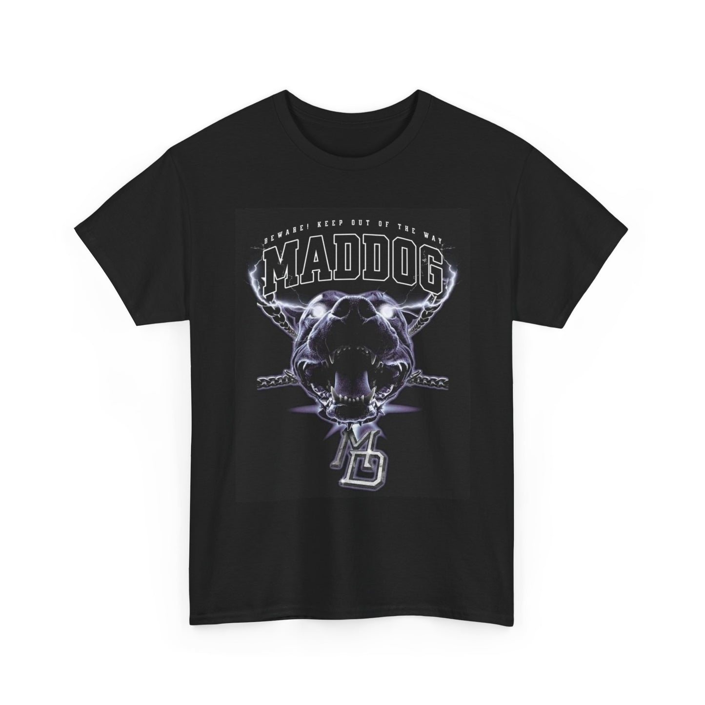 Maddog Graphic T Shirt Street Wear Apparel Unisex Heavy Cotton Tee