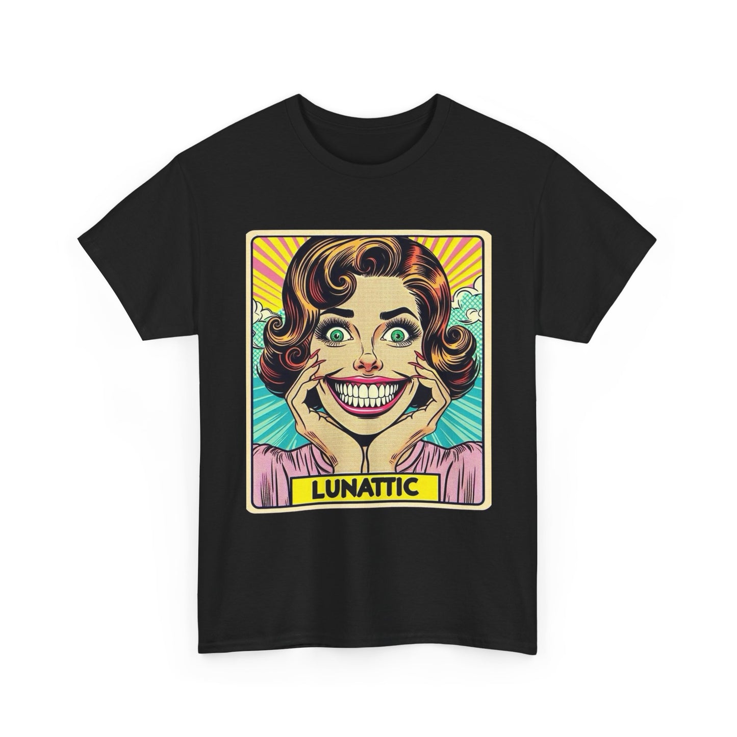 Lunatic T Shirt Unisex Heavy Cotton Tee