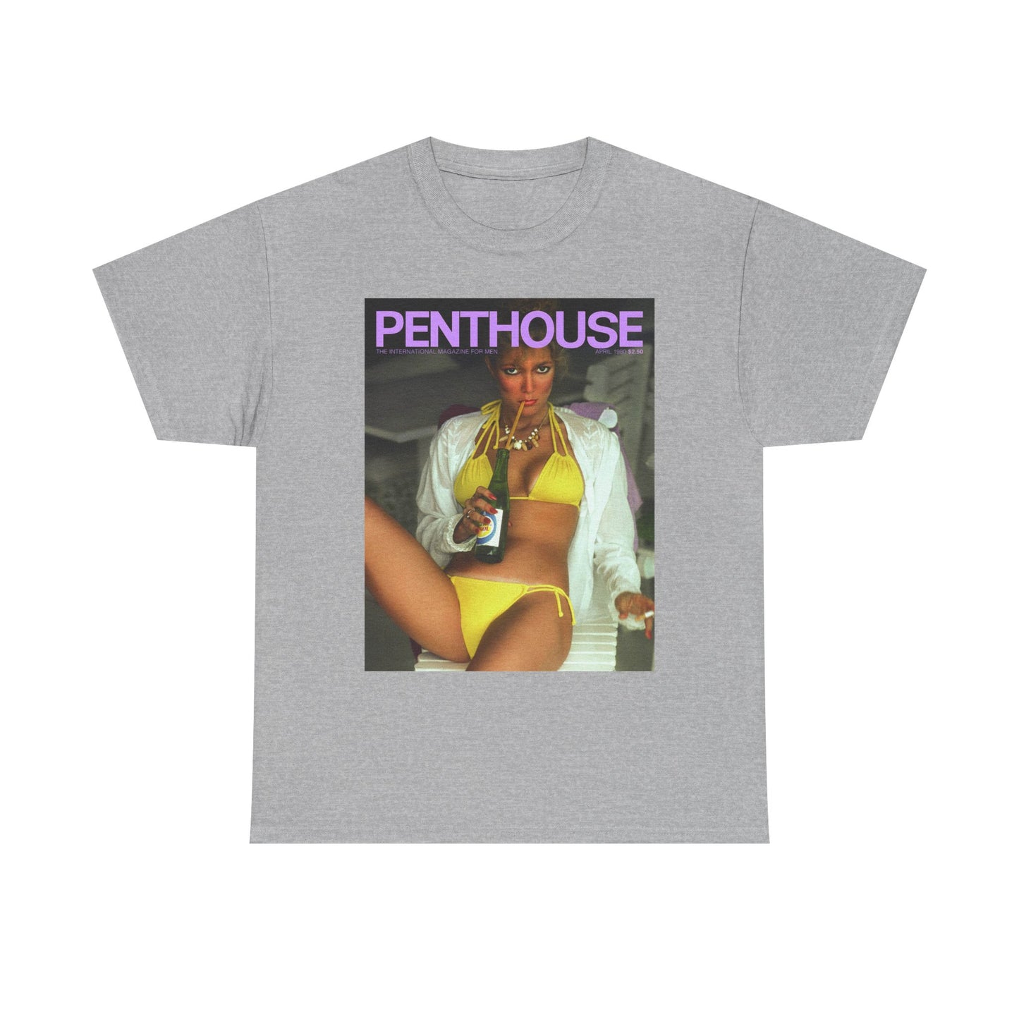 Penthouse Magazine Graphic T Shirt Vintage Heavy Cotton Tee