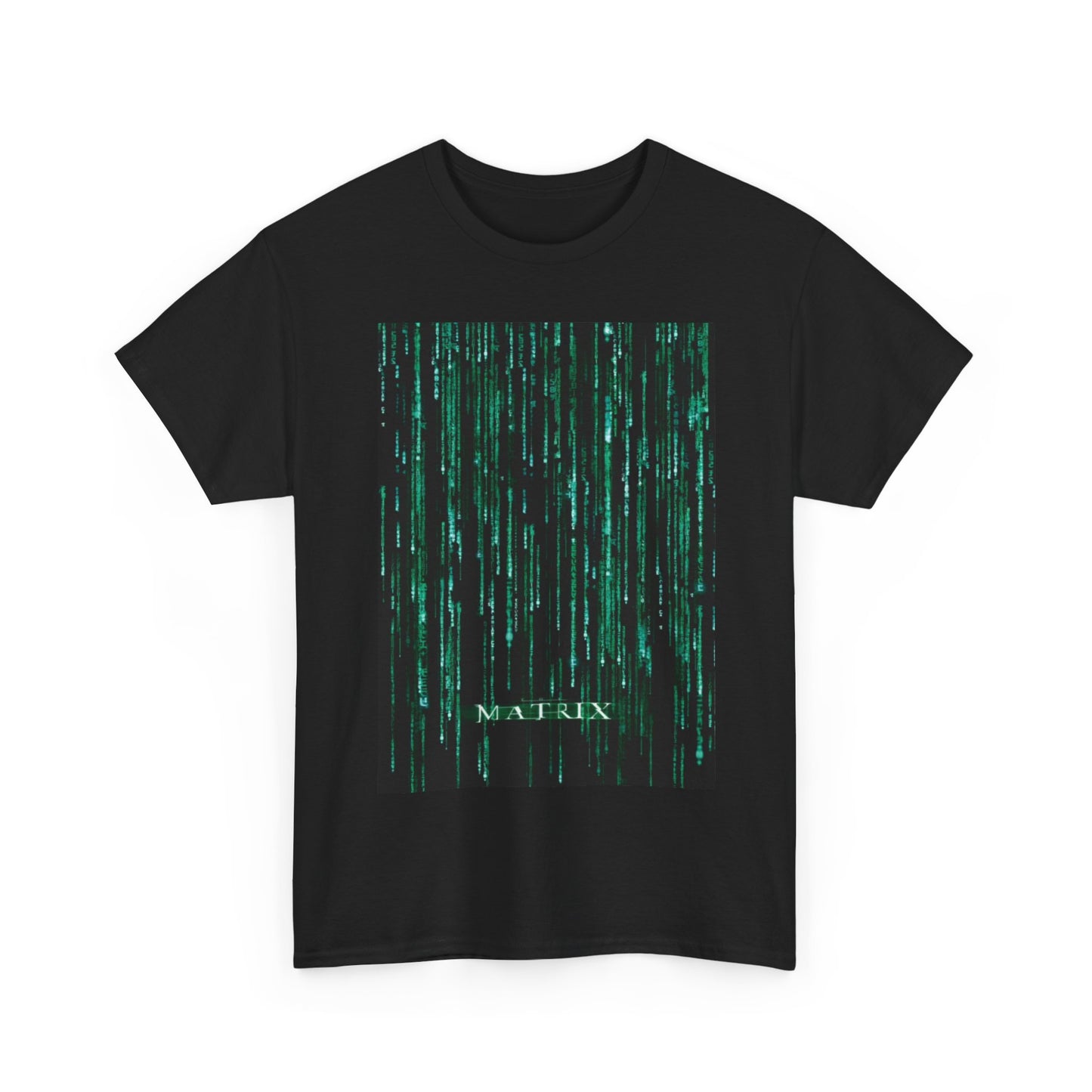 The Matrix Tshirt Vintage Movie Poster Keanu Reeves Retro Unisex Heavy Cotton