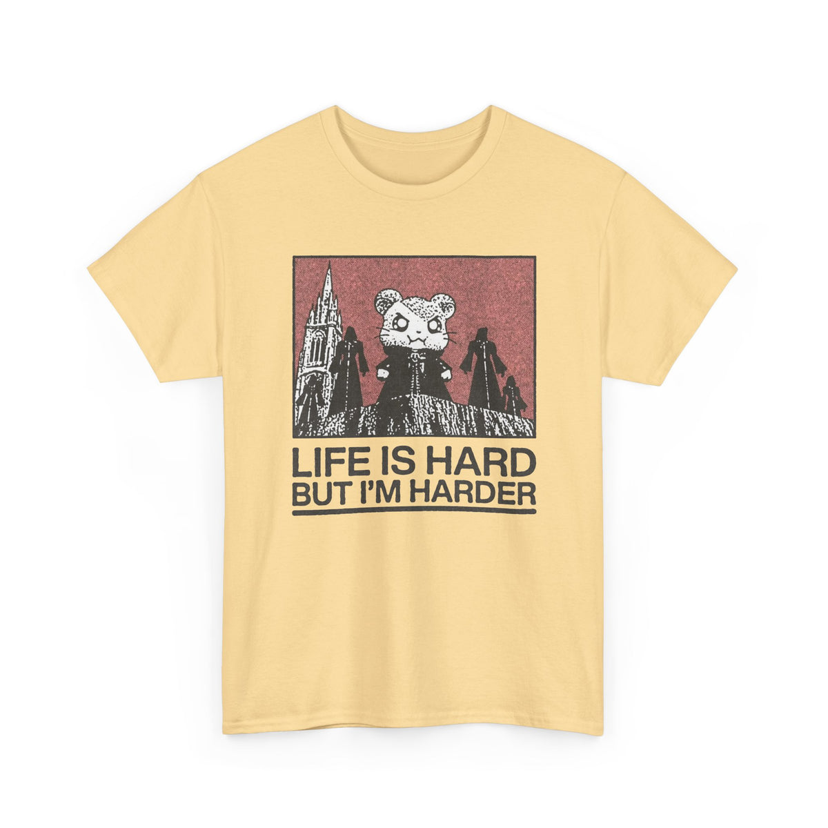 Life Is Hard But I'm Harder Bear Graphic T-Shirt Men's Tee