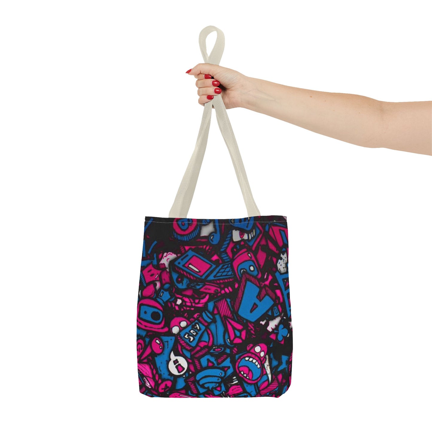 Cartoon Characters All Over Print BRAND NEW Purse, Pocketbook,Travel Tote Bag