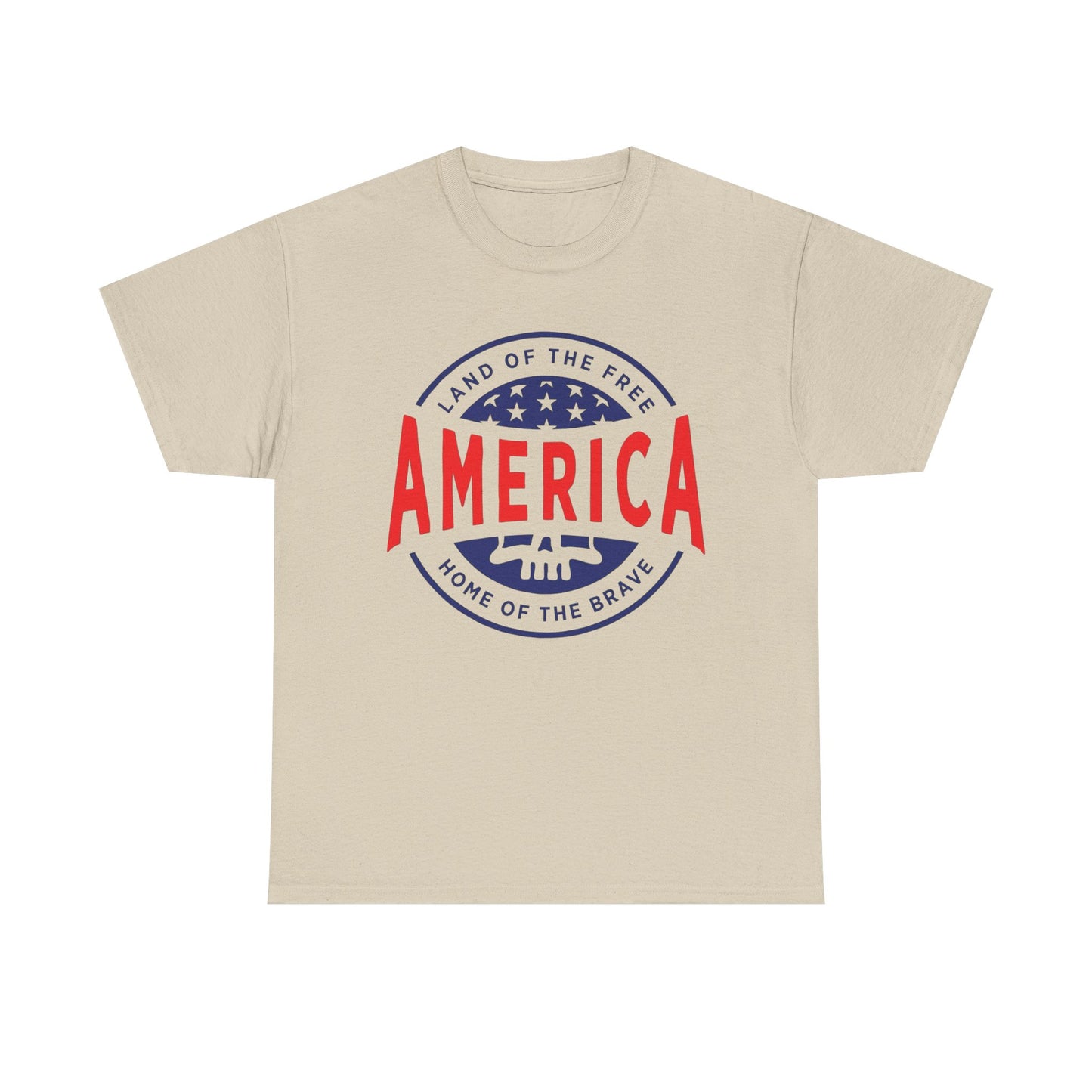America Home Of The Brave Graphic T Shirt ADULT NEW