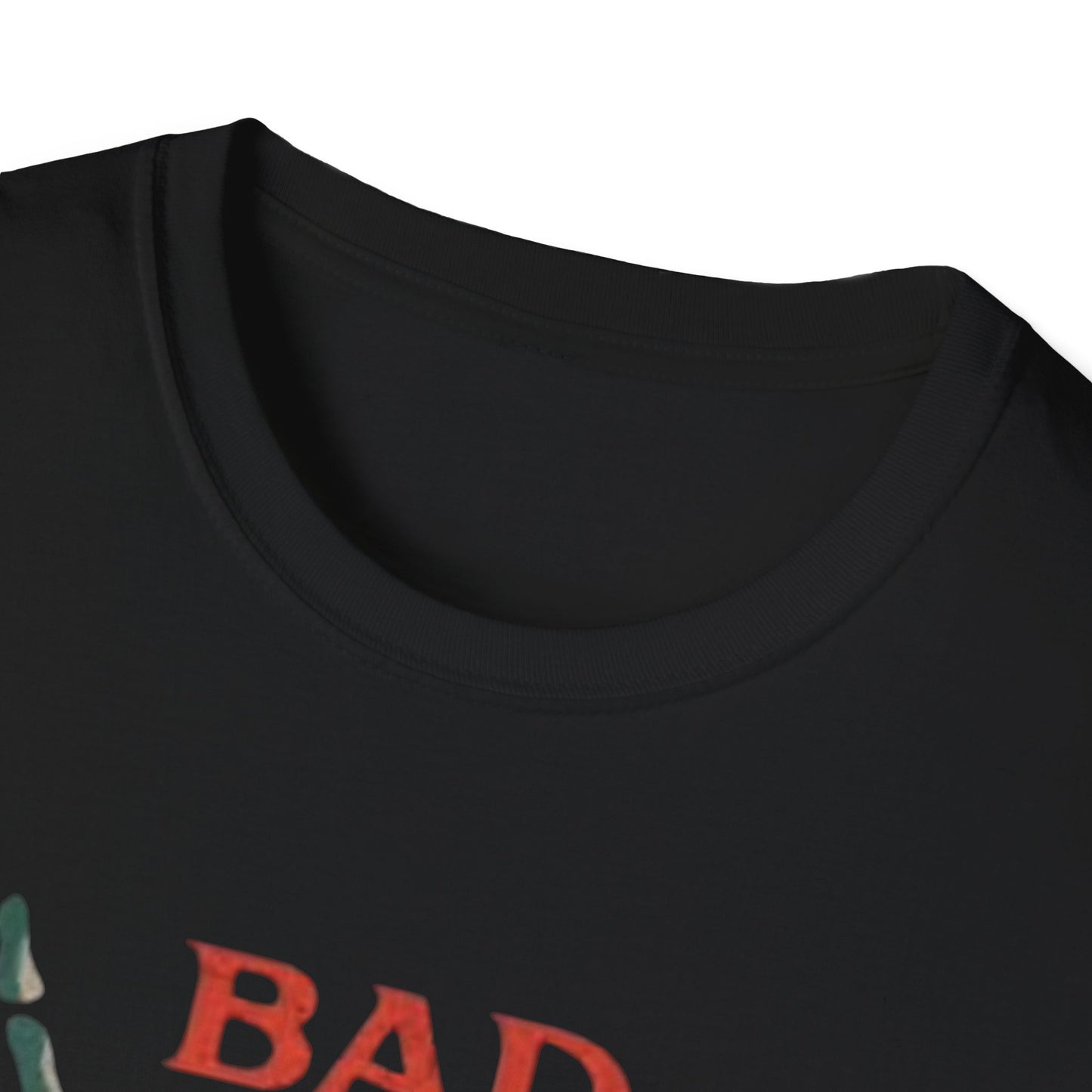 Bad To The Bone Graphic T Shirt Retro Skull Vintage Rock Unisex Softstyle