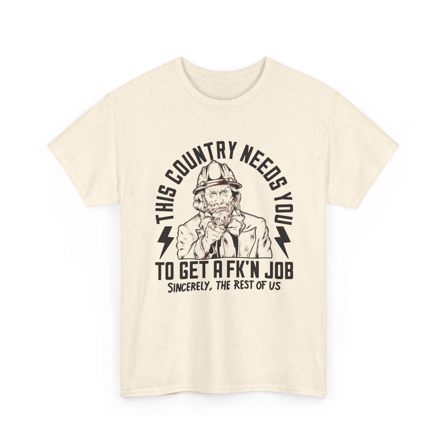 This Country Needs You Graphic T Shirt Unisex Heavy Cotton Tee