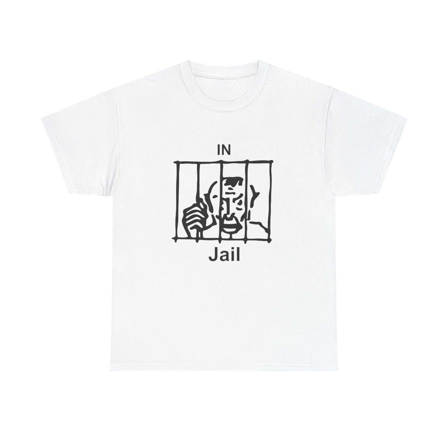 In Jail Graphic T Shirt NEW Unisex Heavy Cotton Tee