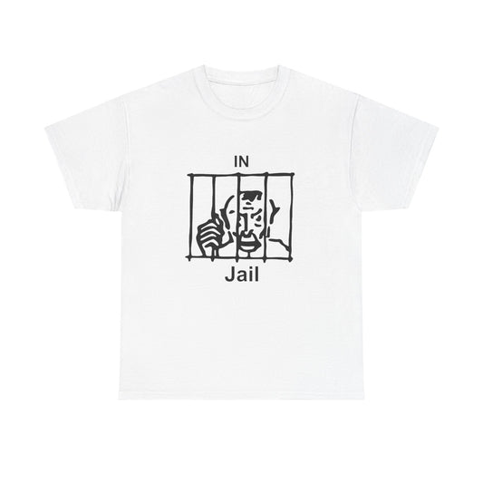 In Jail Graphic T Shirt NEW Unisex Heavy Cotton Tee