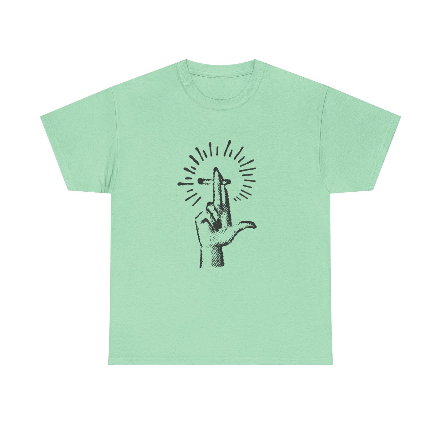 Light It Up Weed Joint Graphic T Shirt Unisex Heavy Cotton Tee