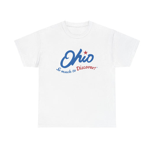 Discover Ohio State Logo BRAND NEW Apparel T Shirt Unisex Unisex Heavy Cotton
