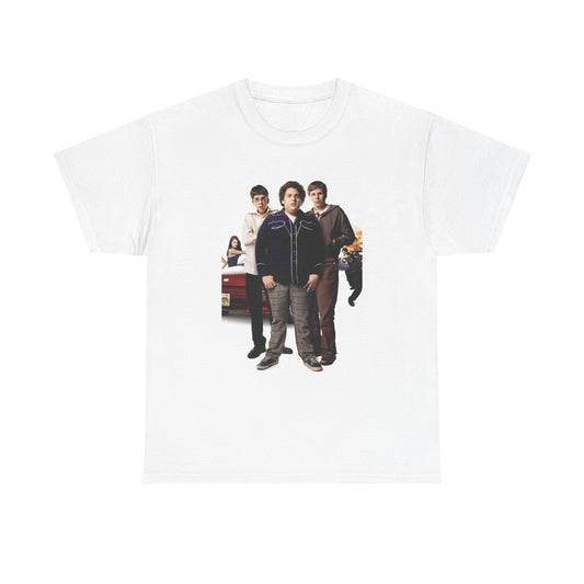 Superbad Tshirt Retro Movie Poster Comedy I Am Mclovin Unisex Heavy Cotton Tee