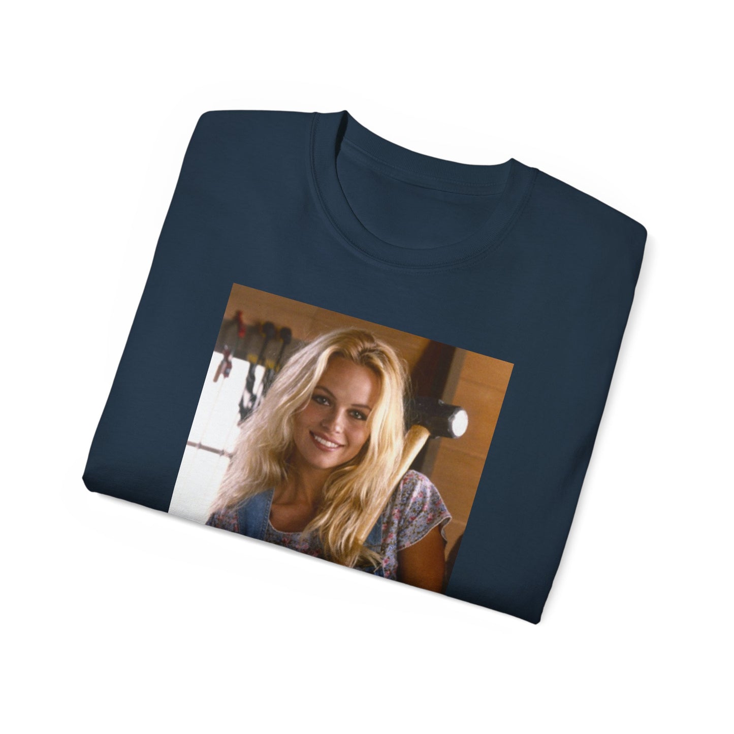 Pam Anderson playboy tool time 90s vintage Unisex Ultra Cotton Tee